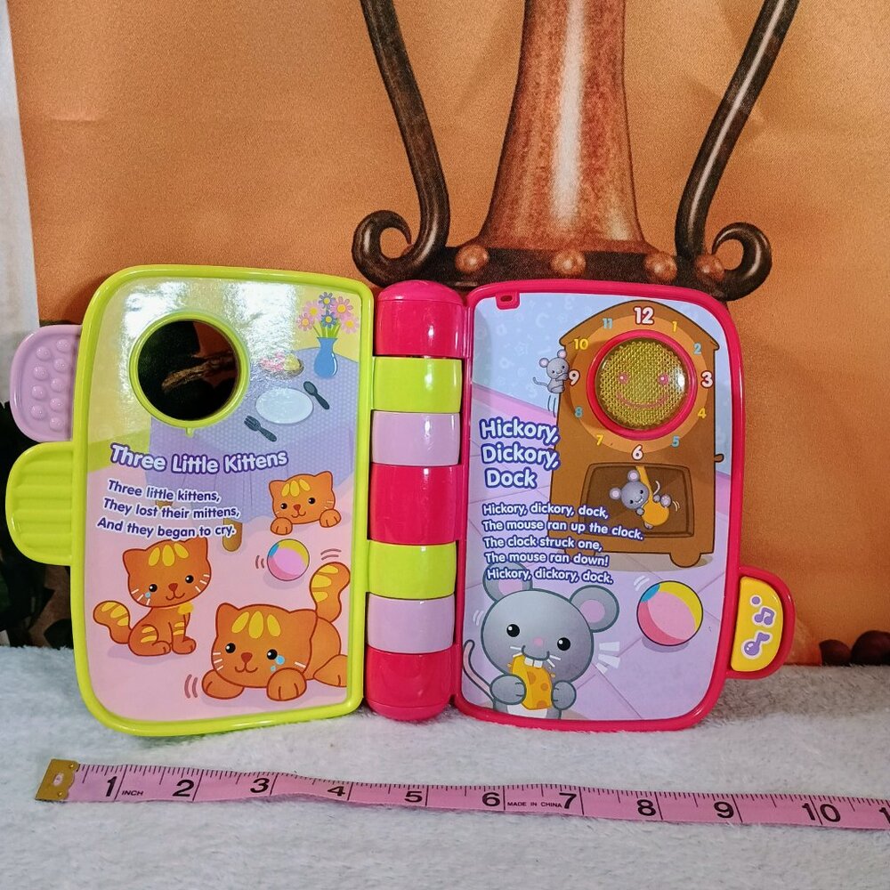 VTech Storytime Rhymes Interactive Musical Baby Learning Toy Book - Picture 6 of 7